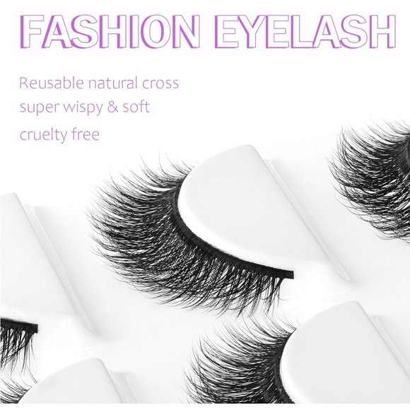 🌟3/$12 NEW 5 Pair False Eyelashes - Picture 4 of 11
